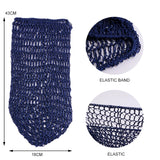 Women Crochet Hair Snood With Elastic Edge Long Hair Net Head Cover Hair Care Nightcap Mesh Pocket Wrap Dreadlock Headwear