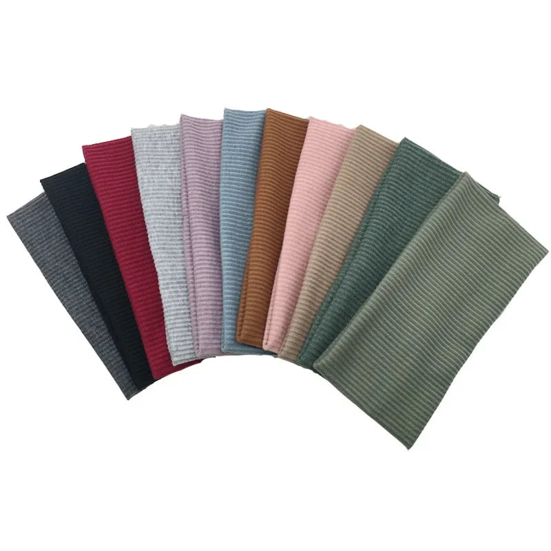 New Knitted Hair Bands Women Fashion Wide Elastic Headband Sport Yoga Hairband Soft Wash Face Makeup Headwrap Hair Accessories