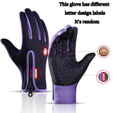 Hot Winter Gloves For Men Women Touchscreen Warm Outdoor Cycling Driving Motorcycle Cold Gloves Windproof Non-Slip Womens Gloves