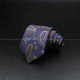 New Design Wedding Men Tie Purple Solid Striped Paisley Flower Neckties Men Business Dropshipping Groom Collar Accessories Gift