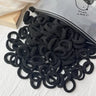 50/100Pcs Colorful Basic Nylon Ealstic Hair Ties for Girls Ponytail Hold Scrunchie Rubber Band Kid Fashion Hair Accessories