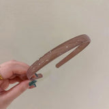 Jelly Color Headbands For Women Girls Headband With Tooth Anti-slip Hairband Hair Accessories For Hair Head Hoop