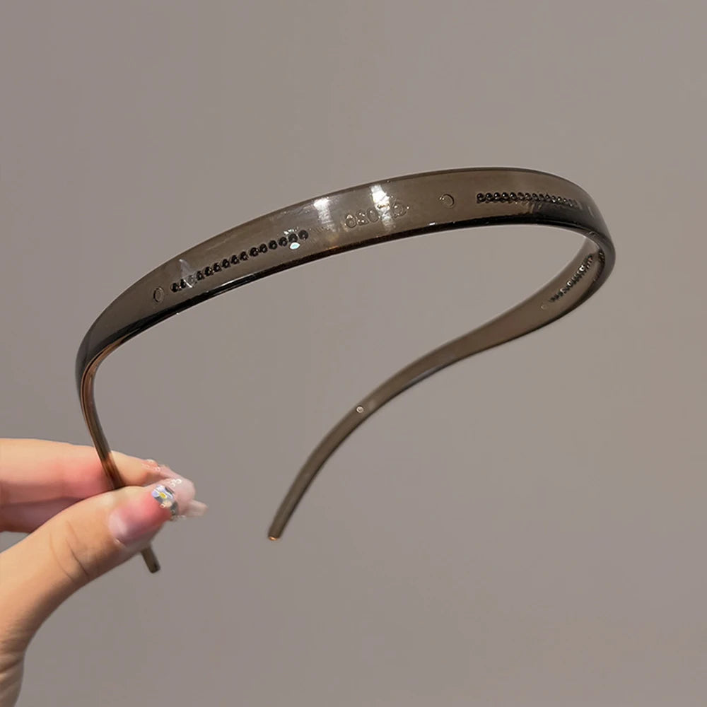 Toothed Headband Sunglasses Shaped Headband Transparent Non-slip Hair Hoop Hairstyle Fixing Tool Hair Accessories Hairband