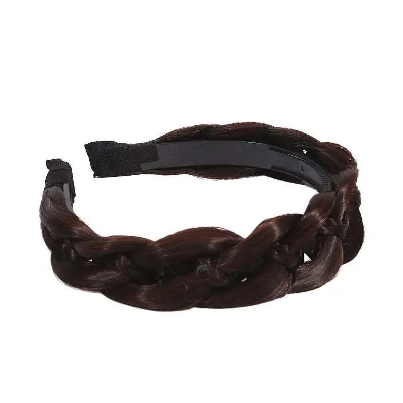 Headbands For Women Wide Fishbone Braids Hairbands Handmade Retro Head Hoop Hair Styling Headwear Accessorie Fashion Braids Hair