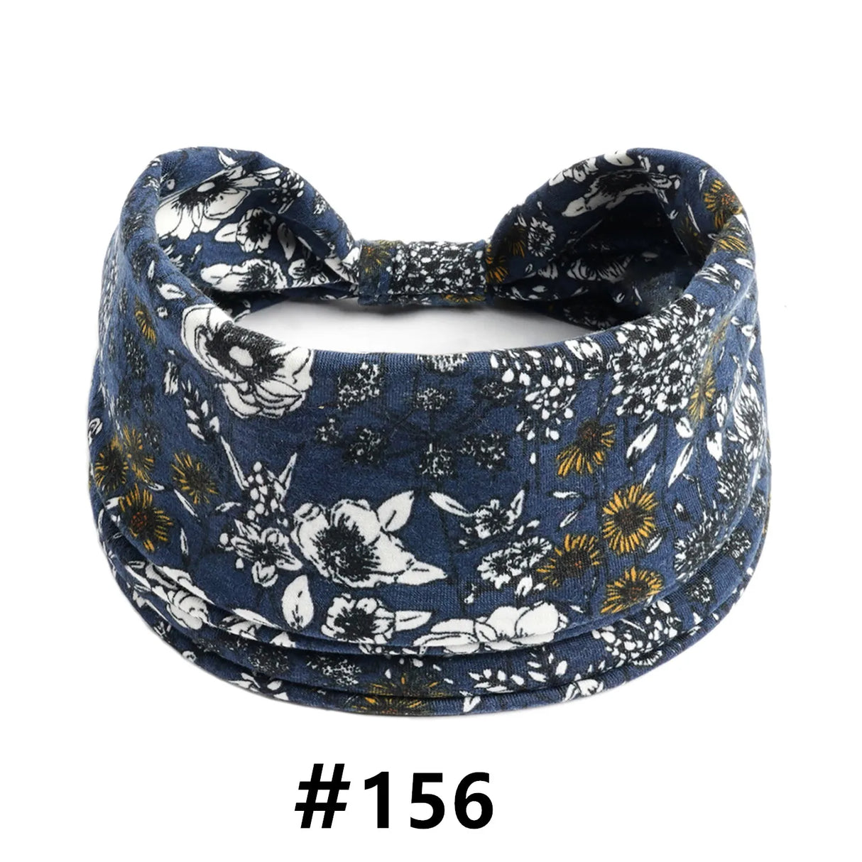 Leopard Print Headbands for Women Wide Boho Turban Head Wraps Cotton Knotted Elastic Hairbands Non Slip Workout Hair Accessories