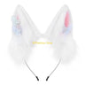 Y5GC Bendable Cats Ear Hairband Plush Animal Ear Hairband For Anime Enthusiasts Roleplay and Halloween Party DressingUp Props