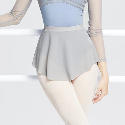 Women Ballet Skirts Dance Short Skirts High Slit Skirt Ballerina Adult Teen Ballet Dancing Dress Soft Mesh Elastic Dance Skirt