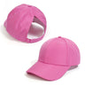 Fashion Candy Color Kids Baseball Cap Sun Protection Boy Girls Hat Adjustable Travel Peaked Caps Hat High Ponytail Kids Boy Hat