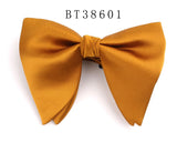 New Solid Bow Tie For Men New Wedding Bowtie Adjustable Oversize Bow tie For Wedding Groom Big Bow ties Butterfly Men's Gifts