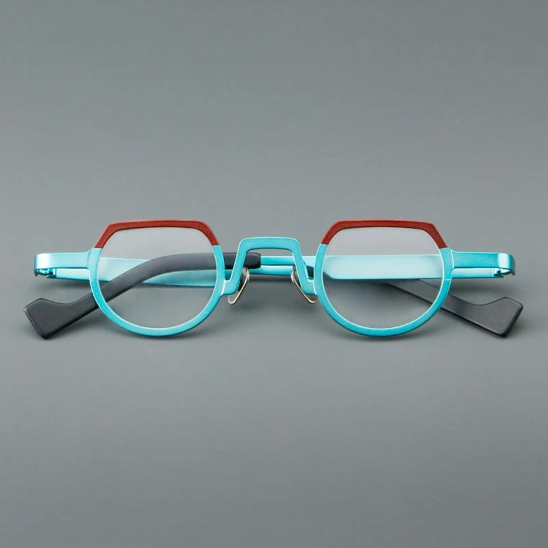 New stylish round glasses frame 7020 retro ultra-light pure titanium glasses frame can be equipped with prescription glasses.
