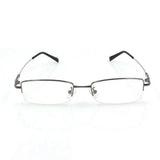 Titanium Metal Alloy flexible Half-rim optical eye glasses frames spectacle frame points prescription eyeglasses oculos de grau