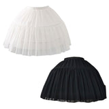 Lolita Adjustable Petticoat Black or White Short Petticoats for Wedding Lolita  Cosplay Woman Girl Dress Underskirt
