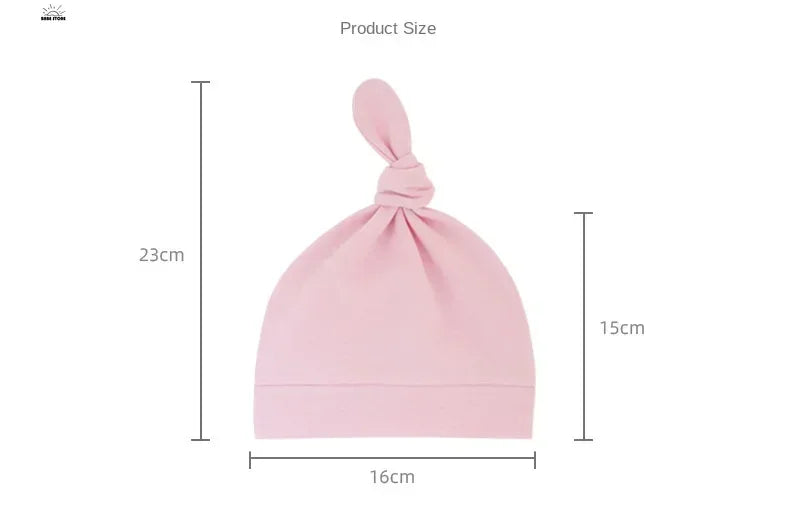 Newborn Baby Hat with Gloves Autumn Winter Warm Cotton Kids Beanies Stuff Children Accessories Infant Nightcap 0-6 Months Babies