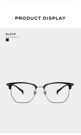 CAPONI Original Designer Men Glasses Frames Pure Titanium  Business Eyewear Anti Blue Light Multifunctional Frame Glasses J23615