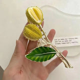 New Sweet Flower Durian Hair Claw Clip Ponytail Grab Hair Clips Shark Clip Woman Hairpins For Girl Hair Accessories Headdress