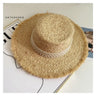 2024 Handmade Big Brim Hat Oversized Tassel Burrs Women Men Straw Sun Brim Hats Natural Raffia Panama Beach Summer Hat