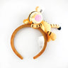 Mickey Minnie Ears Headband Cartoon Animal Plush EARS COSTUME Hallowmas Headband Cosplay Plush Gift Doll Girls Party Hair band