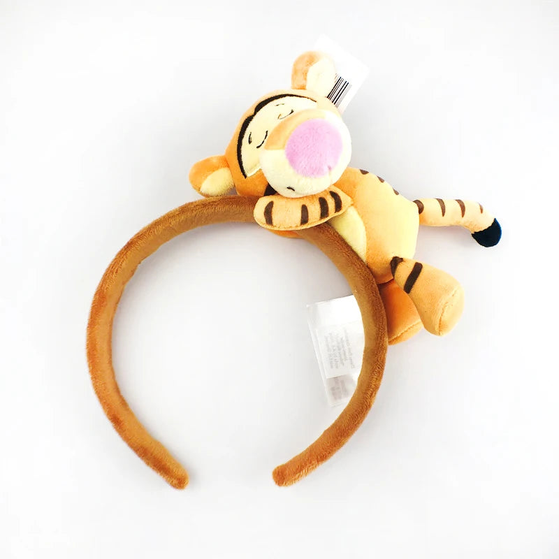 Mickey Minnie Ears Headband Cartoon Animal Plush EARS COSTUME Hallowmas Headband Cosplay Plush Gift Doll Girls Party Hair band