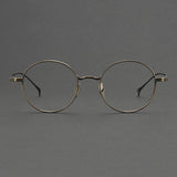 2025 NEW Titanium Handmade Glasses Frame Round Oval Retro Glasses For Men Reading Glasses Frames For Myopia For Women KMN-3003