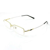 Titanium Metal Alloy flexible Half-rim optical eye glasses frames spectacle frame points prescription eyeglasses oculos de grau