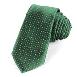 Green Color Neck Ties Casual Skinny Tie For Party Boys Girls Plaid Necktie Wedding Necktie For Groom Striped Neck Wear For Men