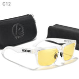 KDEAM Oversized Sunglasses Polarized Photochromic Lenses Night Vision Goggles Designed For Both Men And Women Large Glasses