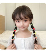 Hair Accessories Girls Bands Bandeau Cheveux Scrunchies Elastic Fille Korean Haarband Rubber Brown Children Gomas Gift Kids