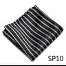 High Grade 2023 New Style Hot sale Silk Handkerchief Black Suit Accessories Solid Men Abraham Lincoln's birthday Pocket Square