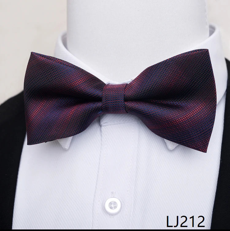 Fashion Brand Brand Silk Bow Tie Dark Blue Man Dot Wedding Accessories lover's day Fit Formal Party