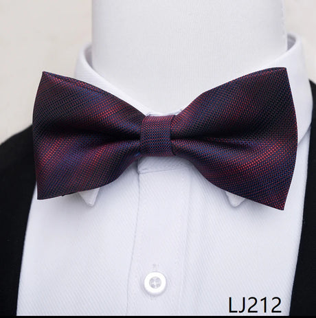 Fashion Brand Brand Silk Bow Tie Dark Blue Man Dot Wedding Accessories lover's day Fit Formal Party