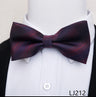 Fashion Brand Brand Silk Bow Tie Dark Blue Man Dot Wedding Accessories lover's day Fit Formal Party