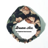 Clearance Fresh Colorful Turban Headbands Women Spring Summer Chiffon Headband Head Wrap Wide Lattice Hairband Hair Accessories