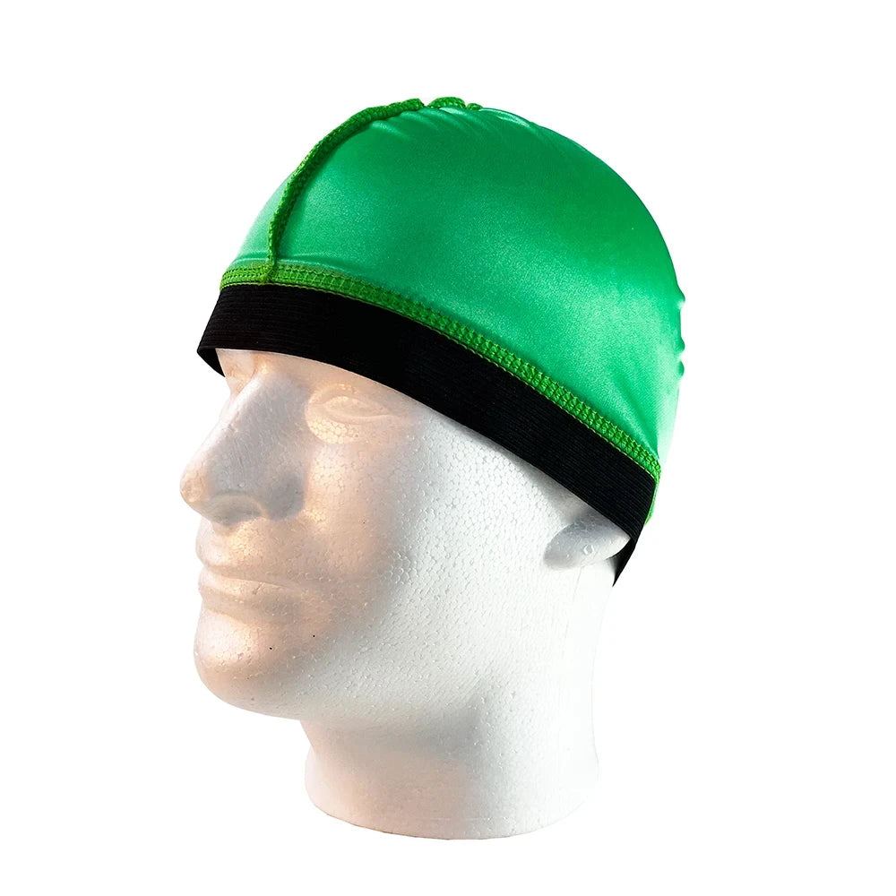 New Unisex Silky Dome Cap For Men Elastic Band Silky Durag Bandanas Bottom Wig Cap Spandex Cooling Cap Silk Based Beanie Bonnet