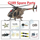 C189 MD500 RC ERA Remote Control Era Bird Helicopter Simulation Helicopter Original Parts Complete Main Motor Steering Gear