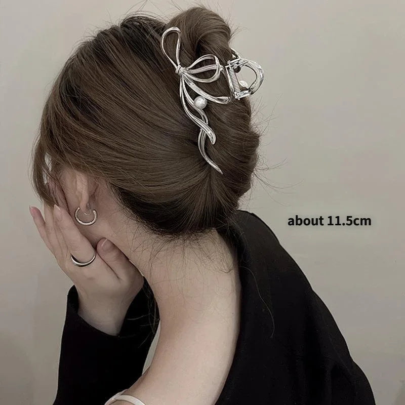 2023 New Fashion Metal Hair Claws Clip for Women Girls Trendy Hair Clip Barrette Hairpins Party Headwear Hair Accessories Tiara