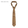 Leopard Men Neckties Silk Polyester 8 cm Narrow Tiger King Neck Tie for Men Suits Accessories Wedding Party Cosplay