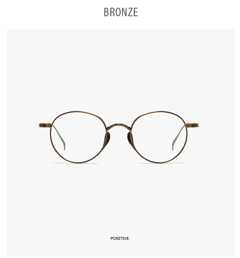 2015 Round Eyeglass Titanium Retro Square Glasses Frames Men Women Eyeglasses Frames Eyewear Business Korean Spectacles Frame