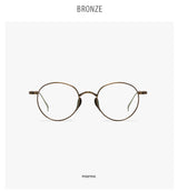 2015 Round Eyeglass Titanium Retro Square Glasses Frames Men Women Eyeglasses Frames Eyewear Business Korean Spectacles Frame