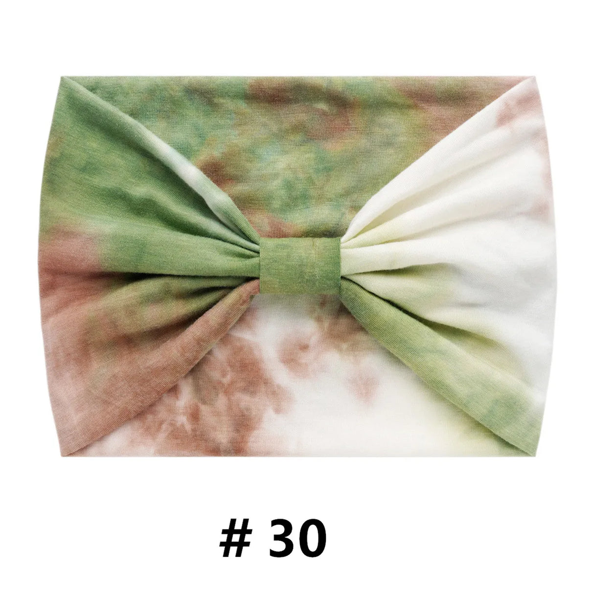 Tie Dye Headbands for Women Wide Turban Headwrap Knotted Vintage Hairbands Cotton Bandanas Bandage Headscarf Hair Accessories