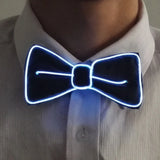 LED Acrylic Bow Tie Light up LED Men Bow Tie Luminous Bow tie Costume Men Ties DJ Dance Glow Decoration Novelty Gift LED Cravat