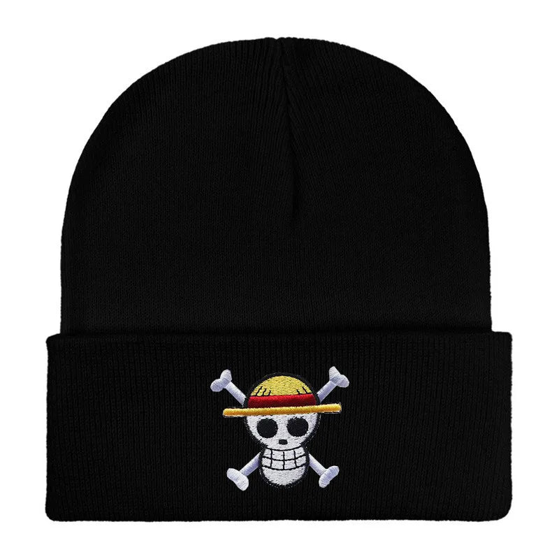 Embroidered Winter Hat for Men Women Unisex Cartoon Beanie Cap Autumn Outdoor Warm Female Hip Hop Sport Ski Knitted Hats gorros