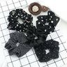 3/5PCS Black White Elastic Hair Bands for Girls Simple Basic Headband Women Rubber Band Hair Accessories Holder Scrunchies Gifts