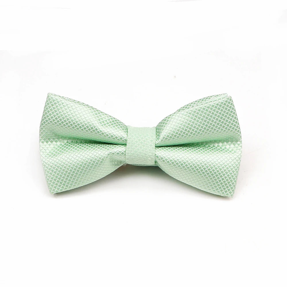 Children Polyester Bowtie Classic Solid Color Butterfly Wedding Party Necktie Kid Suit Tuxedo Dicky Pet Bow Tie