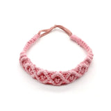 Style Elastic Hair Band Braided Rope Headwrap Turban Women Hair Scarf Macrame Hair Band Bohemian Headband Crochet Bandana