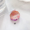 Fashion Shell Hair Claws Hairwear for Women Sweet Cute Mini Shark Clip Crab Clamps Hair Clips Claw Clip Trendy Hair Accessories