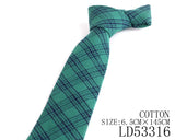 Green Color Neck Ties Casual Skinny Tie For Party Boys Girls Plaid Necktie Wedding Necktie For Groom Striped Neck Wear For Men