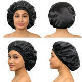 Heatless Hair Curler Satin Sleeping Cap Set No Heat Hair Rollers Curling Rod Headband Soft Curlers Lazy Curls Bonnet Night Hat