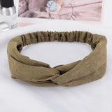 2024 New Design Fashion Women Summer Style Headbands Bohemian Girl Cross Turban Bandage Bandanas Hairbands Hair Accessories