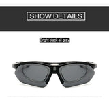 Cycling Glasses For Men's Women Men Outdoor Sports Bicycle Sunglasses MTB Road Goggles Eyewear 5 Lens Bike Equipment Driving