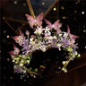 Elegant Girls Headband Lmitated Pearl Hair Headdress Baby Girls Flower Wreath Bride Garland Head Hoop Wedding Headbands Hair